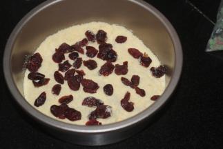 然后中间可以加入蔓越莓干