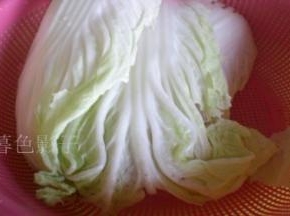 大白菜洗好备用