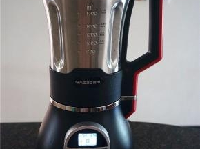 锁紧杯盖，选择豆浆程序，启动，耗时29分钟。