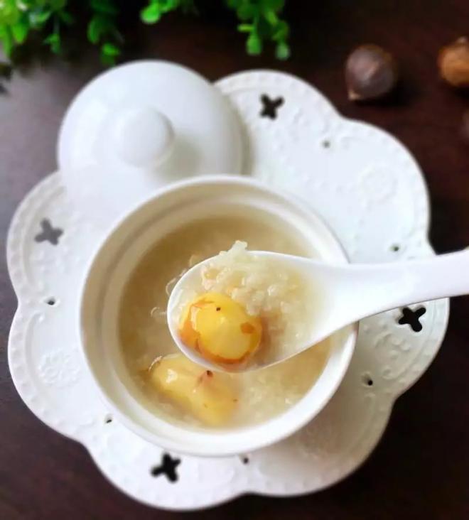板栗燕麦粥