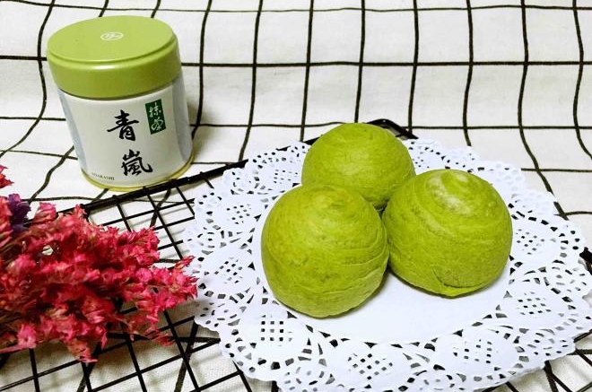 抹茶红豆酥