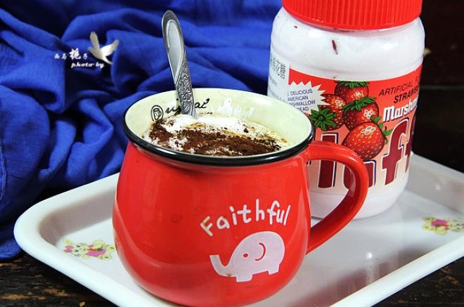 榴莲棉花糖咖啡