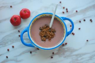 做好后，盛出加入红糖拌均匀即可食用。