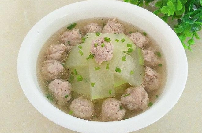 东瓜汆丸子