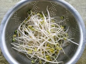 豆芽洗净沥干