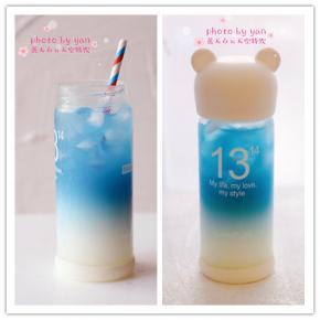 蓝天白云天空特饮。