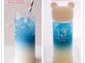 蓝天白云天空特饮。