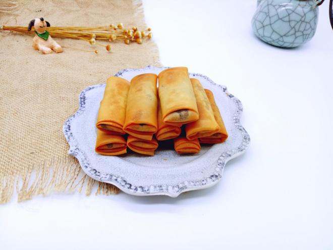 豆沙春卷