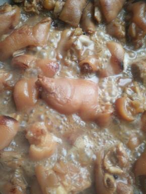 炖烂了加盐，大火收汁