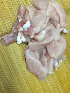 肉切成薄片