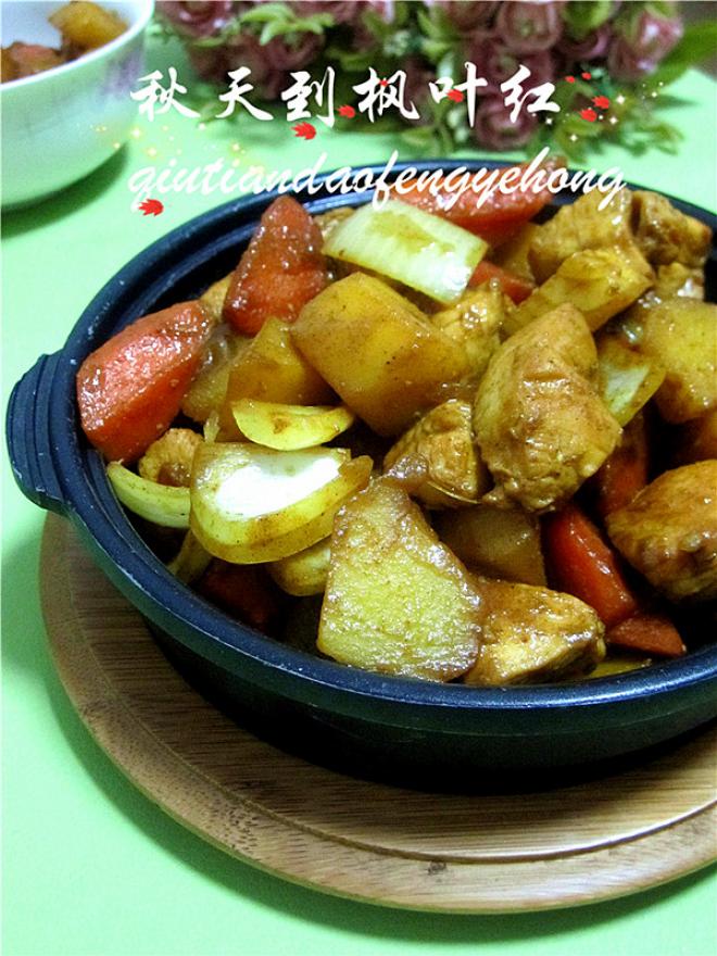 咖喱土豆鸡丁