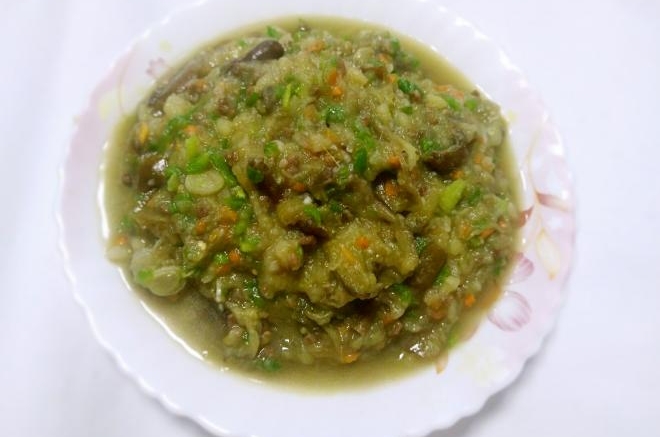 东北家常菜～肉沫茄子土豆酱