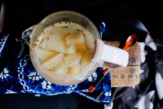 撒上桂花瓣即可