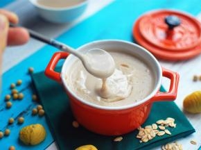 倒出米糊即可食用。