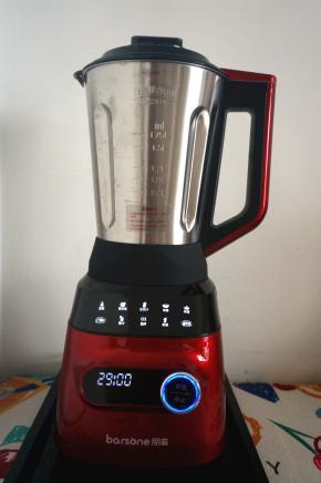 选择豆浆程序启动，制作时间共29分钟。