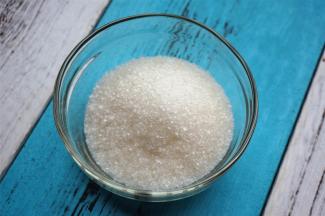 程序结束后加入砂糖，再搅打30秒即可。