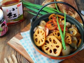 这样子一份双鲜莲藕片就完成了。