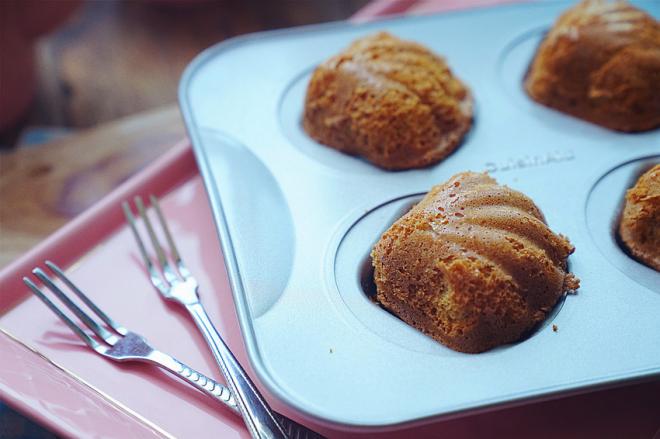 红糖无油贝壳蛋糕