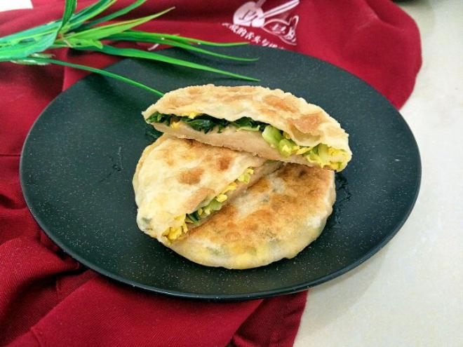小白菜鸡蛋馅饼