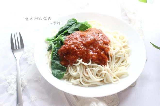 番茄肉酱面