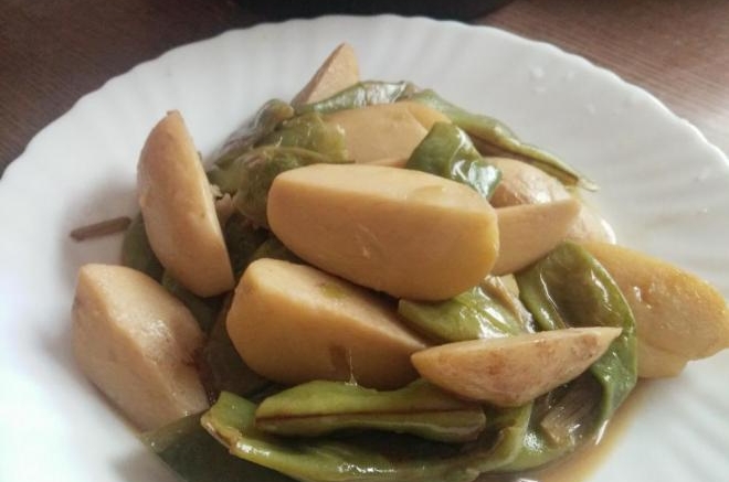油豆炖芋头
