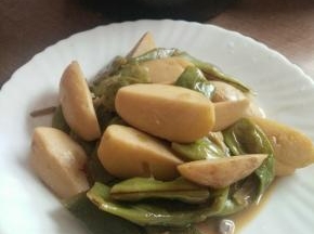 一碗素菜出锅！