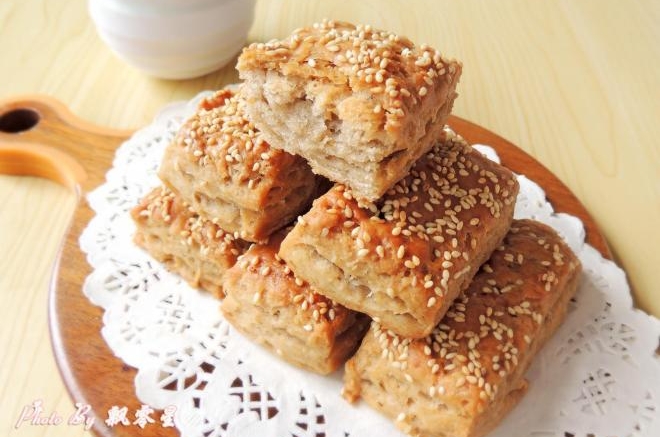 椒麻全麦千层饼