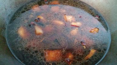 加入两大碗纯净水，大火煮开转小火