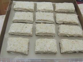 放入烤盘中，发酵二十分钟