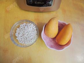 准备西米和芒果