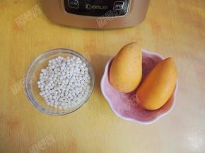 准备西米和芒果