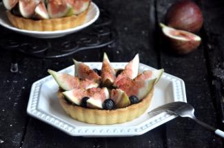 塔皮酥得掉渣，配上香甜无花果，每年这个季节都好幸福。