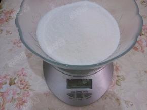 称取500G白砂糖