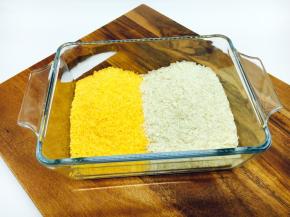 准备好红白面包糠