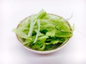 生菜切丝