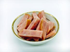 火腿切小片