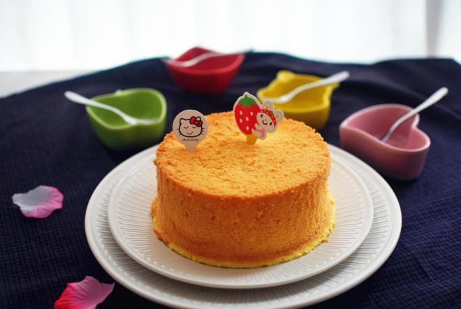 有机亚麻籽油戚风蛋糕