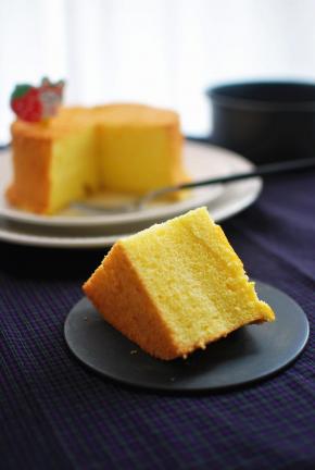 细腻的戚风蛋糕