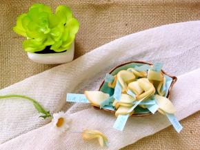 吃饼干的同时，又能收到写满祝福的词语，心情也会大好