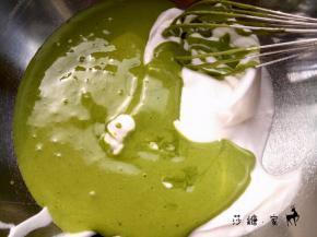 再与剩下的蛋白糊混合