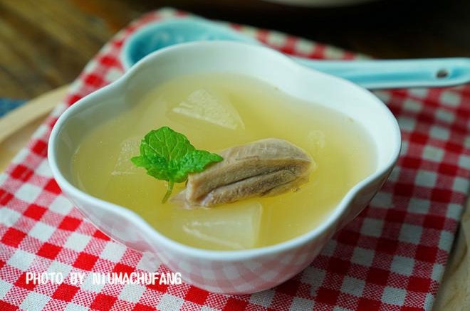 螺片冬瓜鸭架汤