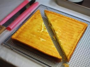 对角切开，一分为四。