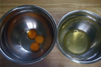 蛋白蛋黄分离。