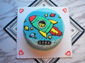 最后放上巧克力生日快乐片以及糖珠装饰，完成。