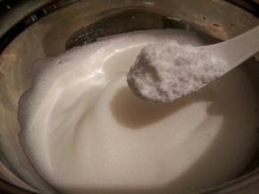 泡沫细腻，加第二次糖粉