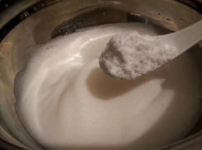 泡沫细腻，加第二次糖粉