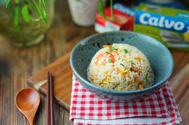 鲜香虾仁蛋炒饭