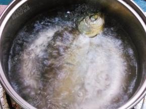 水沸腾后放入鲫鱼