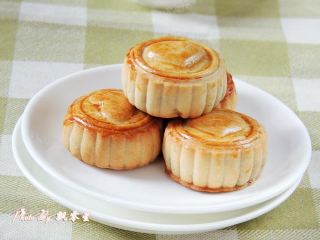 广式豆沙月饼