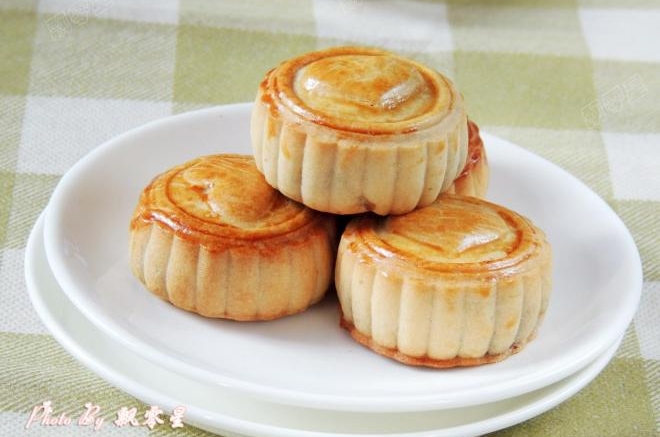 广式豆沙月饼
